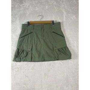 Athleta Womens Green Sport Pockets Tennis Golf‎ Activewear Skorts Skirt 4